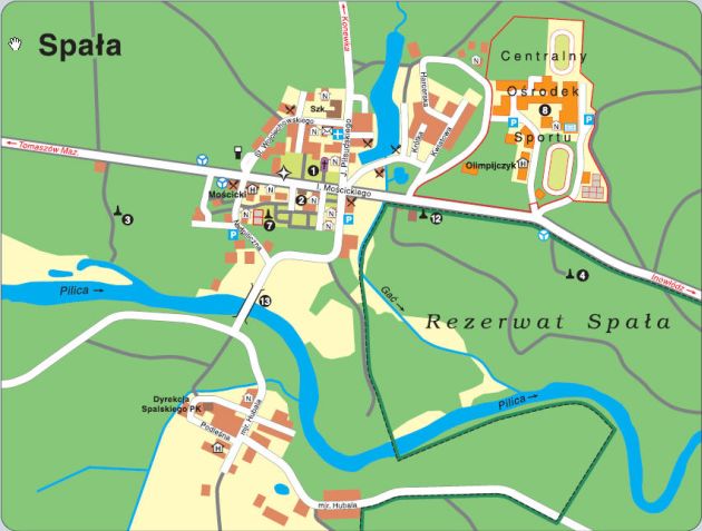 plan Spa�y - kliknij aby powi�kszy�